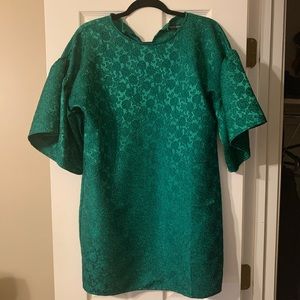 Emerald Green Shift Dress